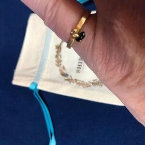 Shiraleah Raval Stacking Fashion Black Rose Size 6 Adjustable